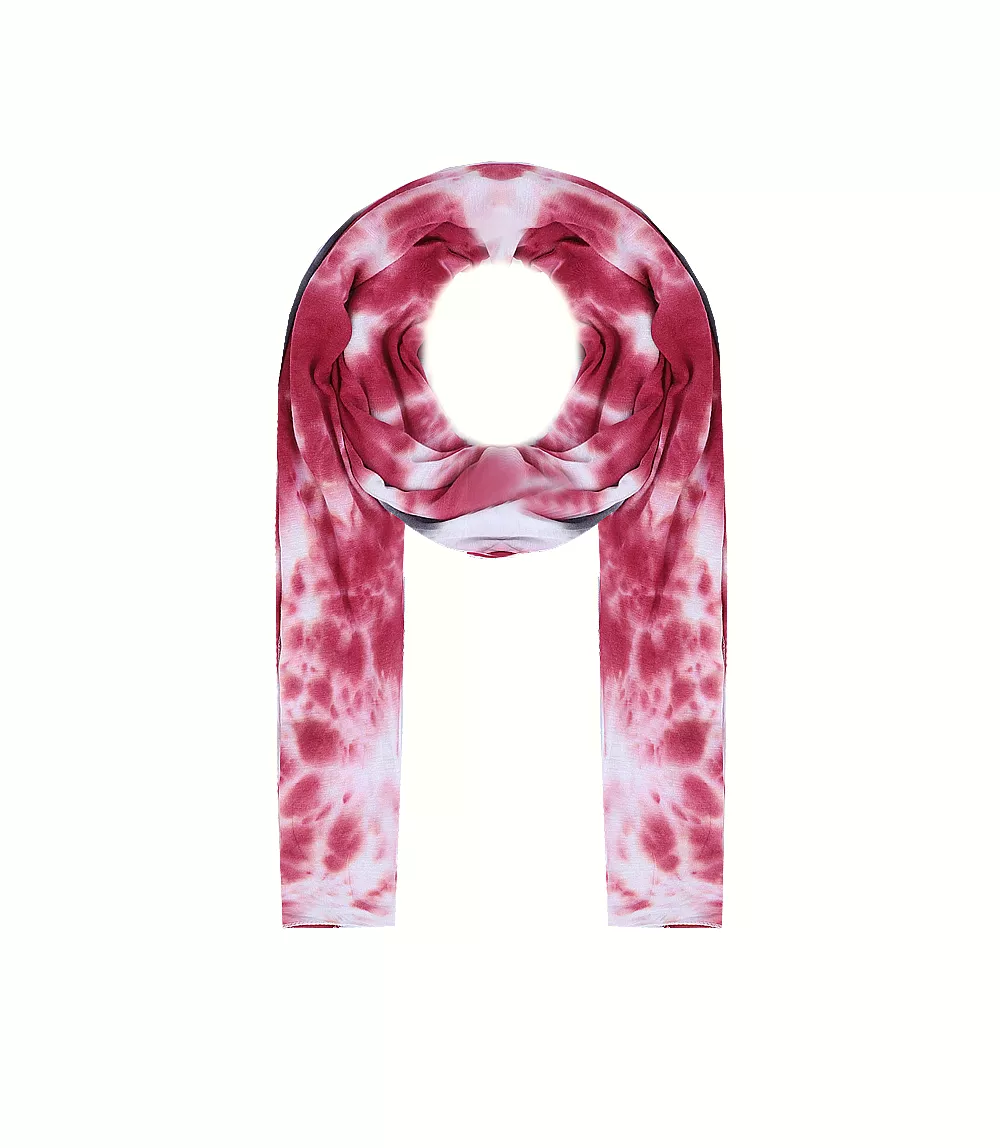 A4957-RED-Scarf For Women