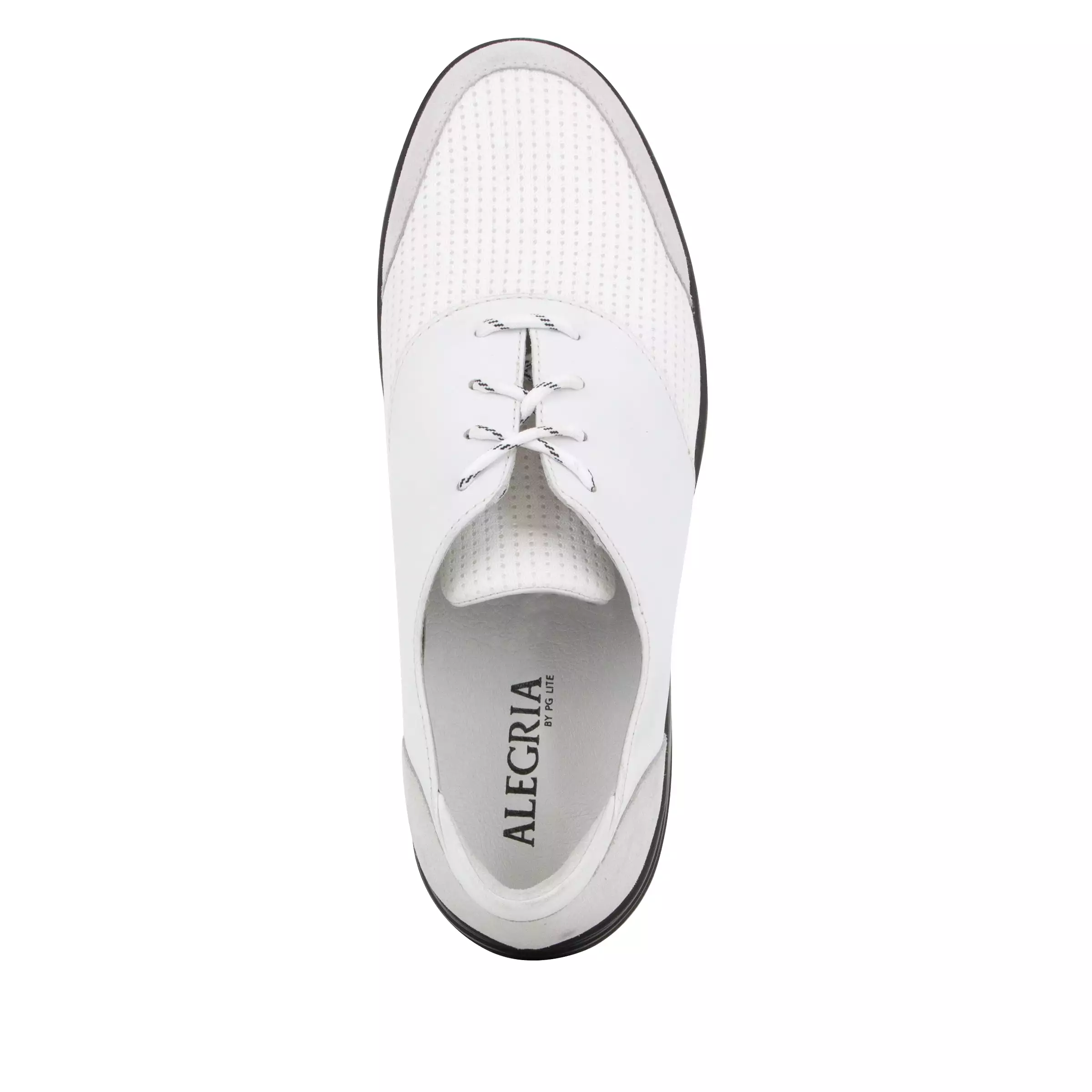 Alegria Men's Flexer White Shoe