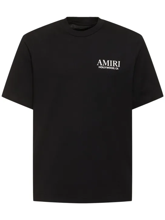 Amiri   Bones stacked cotton t-shirt 