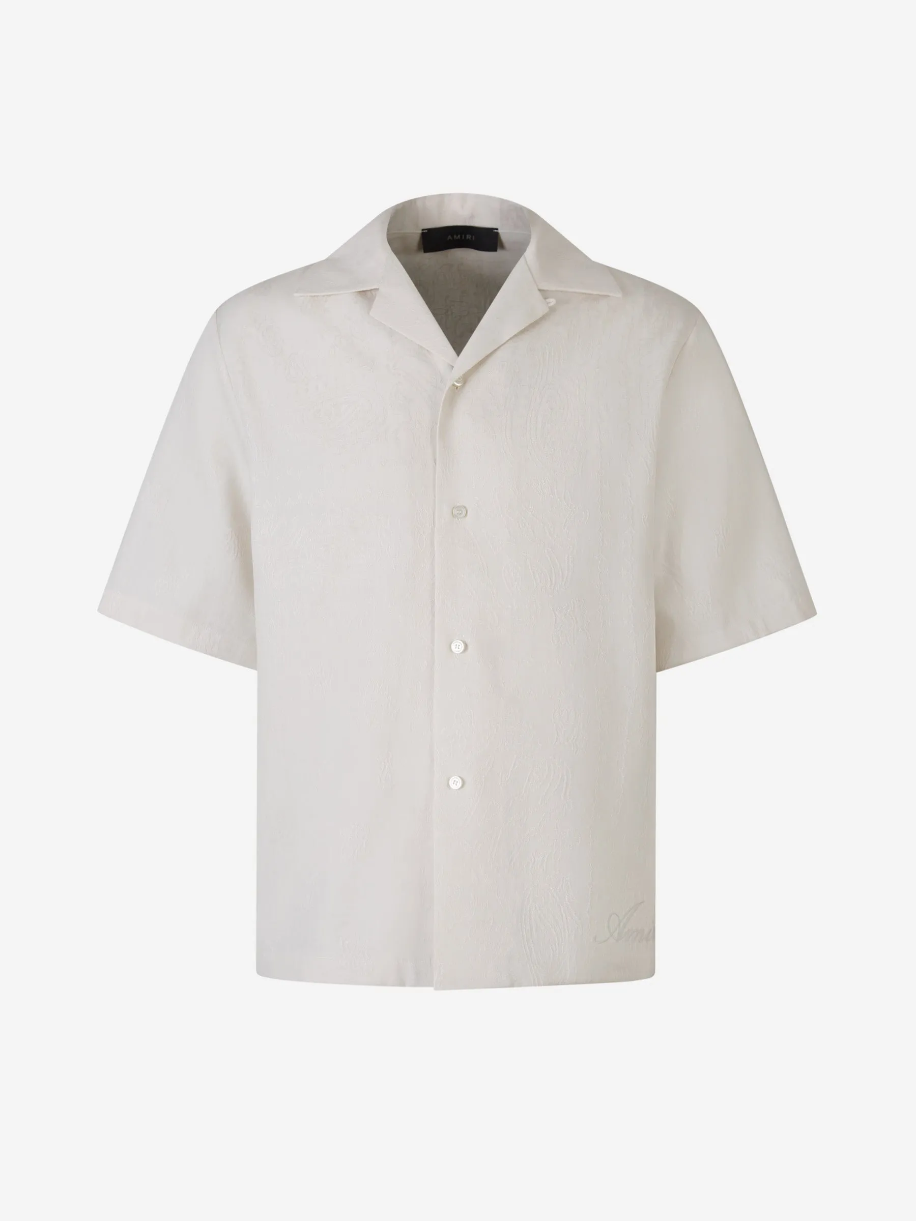 Amiri Camisa Texturizada Lino 