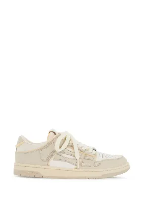 Amiri Collegiate Skel Top Low Sneakers   Beige