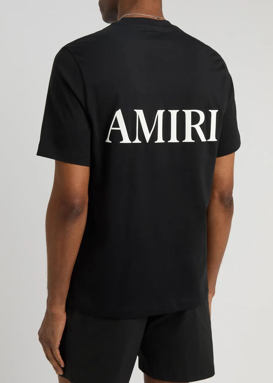 AMIRI Logo-print cotton T-shirt -                         -                     -                