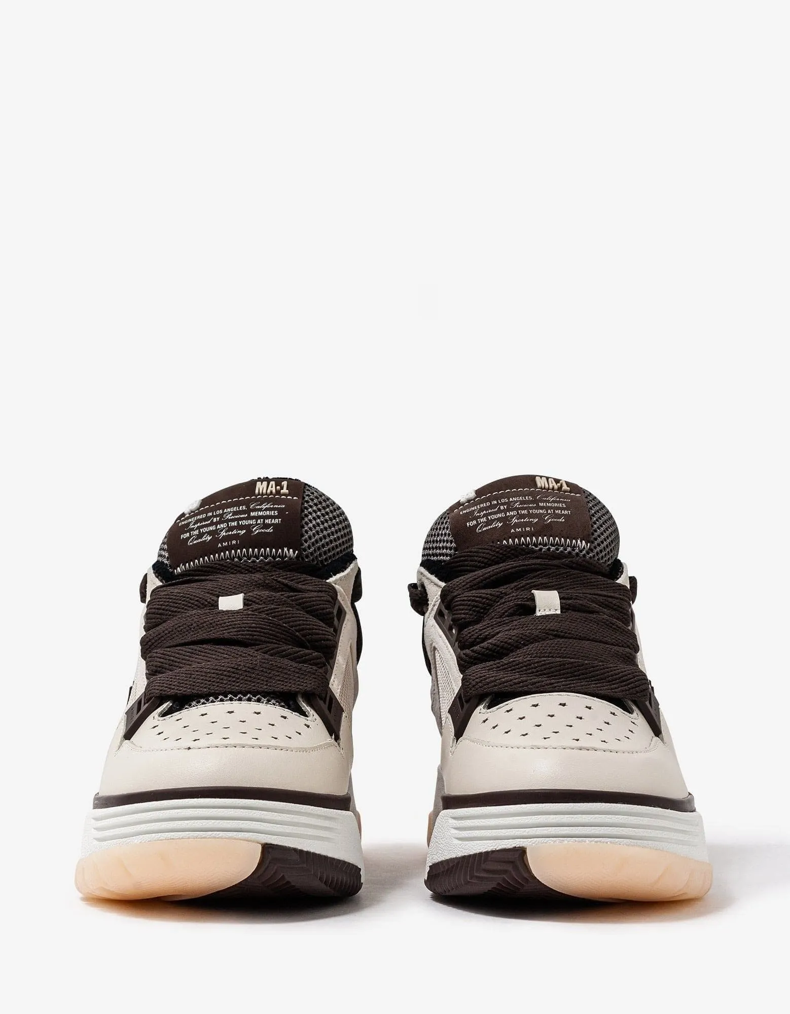 Amiri MA-1 Brown Trainers