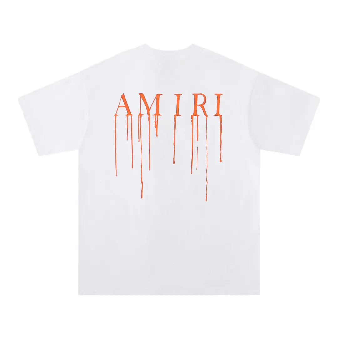 Amiri Paint Drip AM White T-shirt