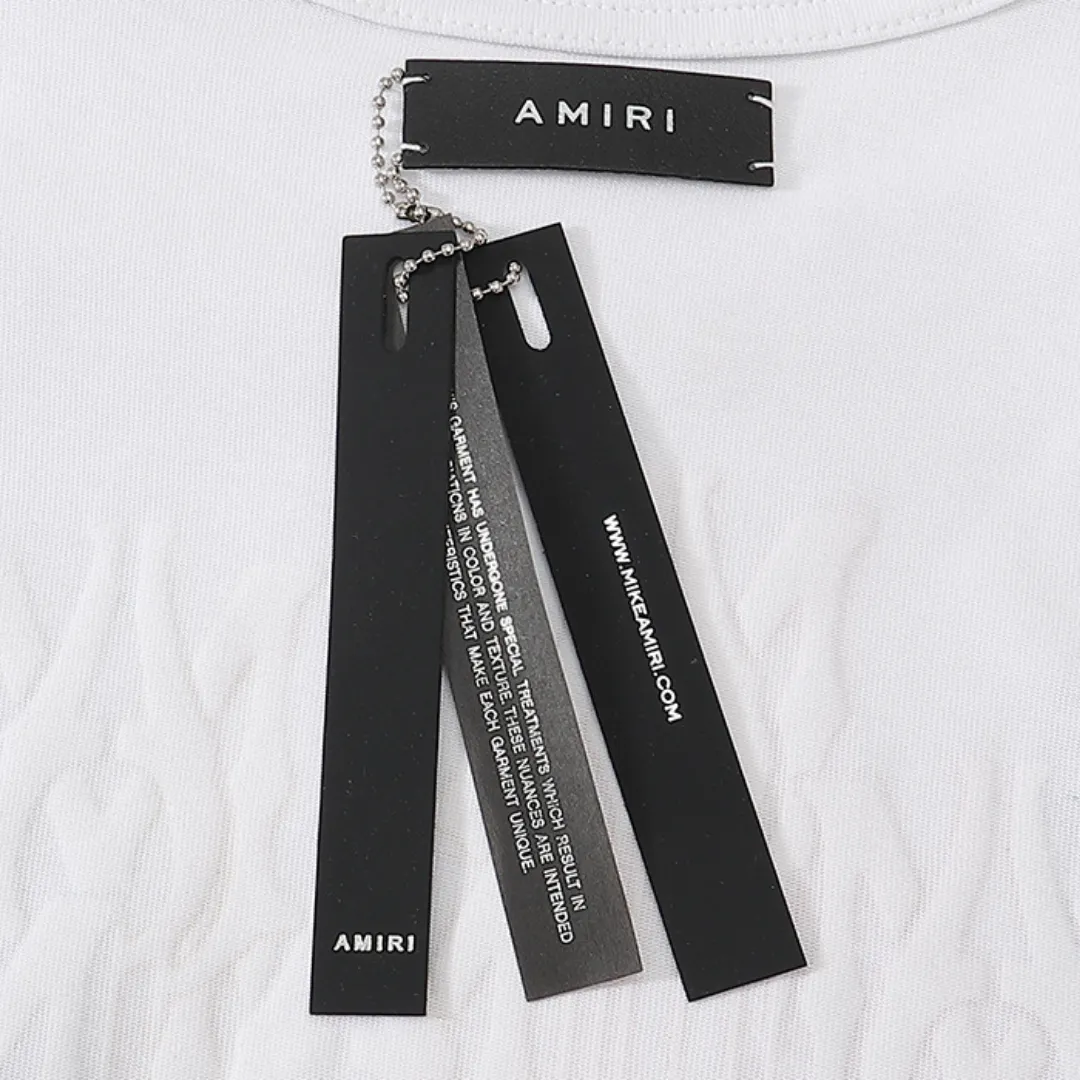 Amiri Paint Drip AM White T-shirt