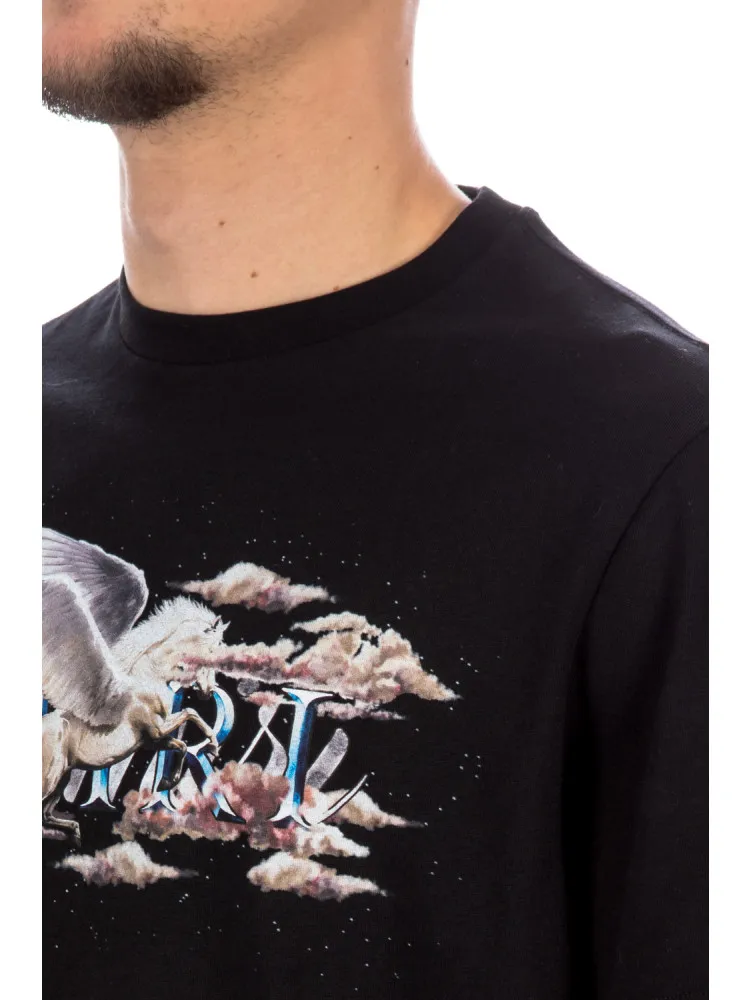 Amiri Pegasus Script Logo Tee | Credomen