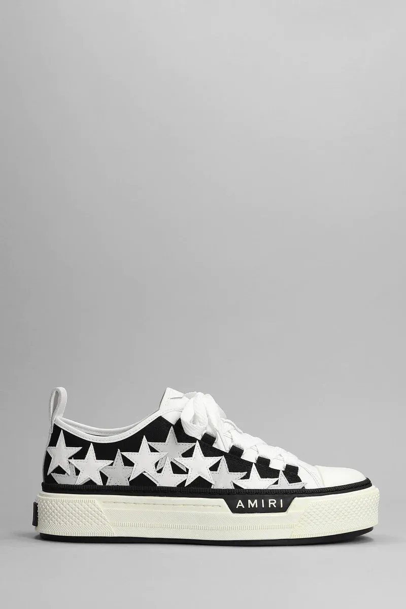 Amiri Stars Low Top Court Sneakers ‘BLACK’