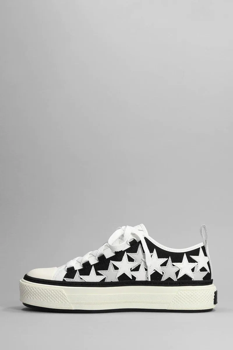 Amiri Stars Low Top Court Sneakers ‘BLACK’