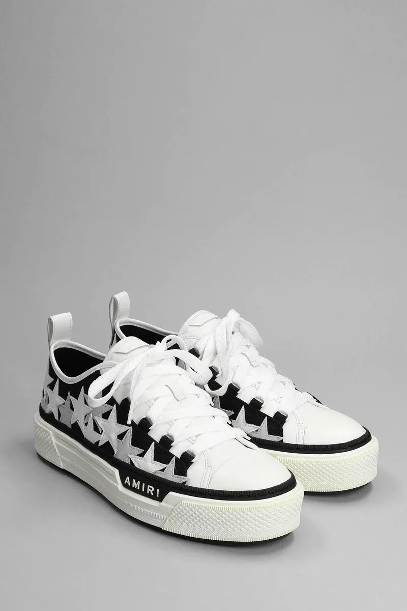 Amiri Stars Low Top Court Sneakers ‘BLACK’