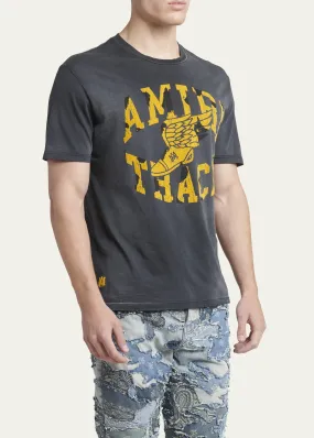 Amiri Tee - Faded Jersey Track Logo