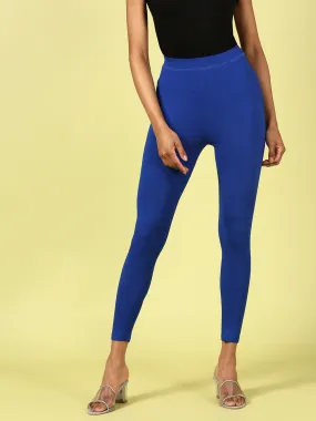 Ankle Length Leggings Viscose-Royal Blue