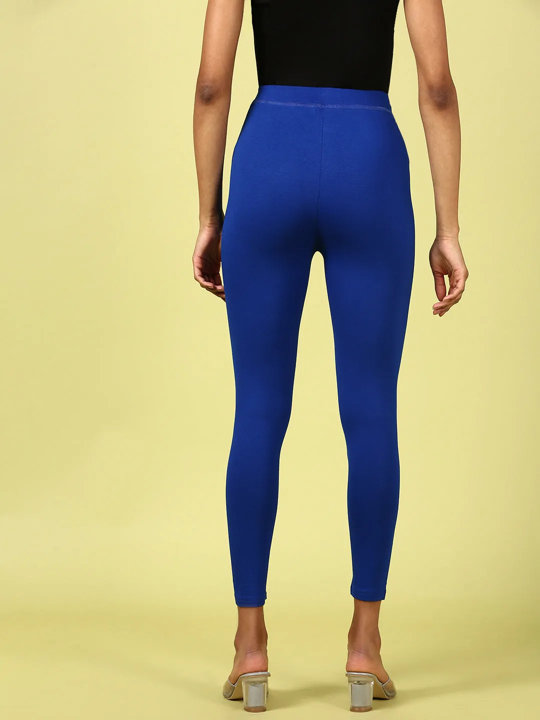 Ankle Length Leggings Viscose-Royal Blue