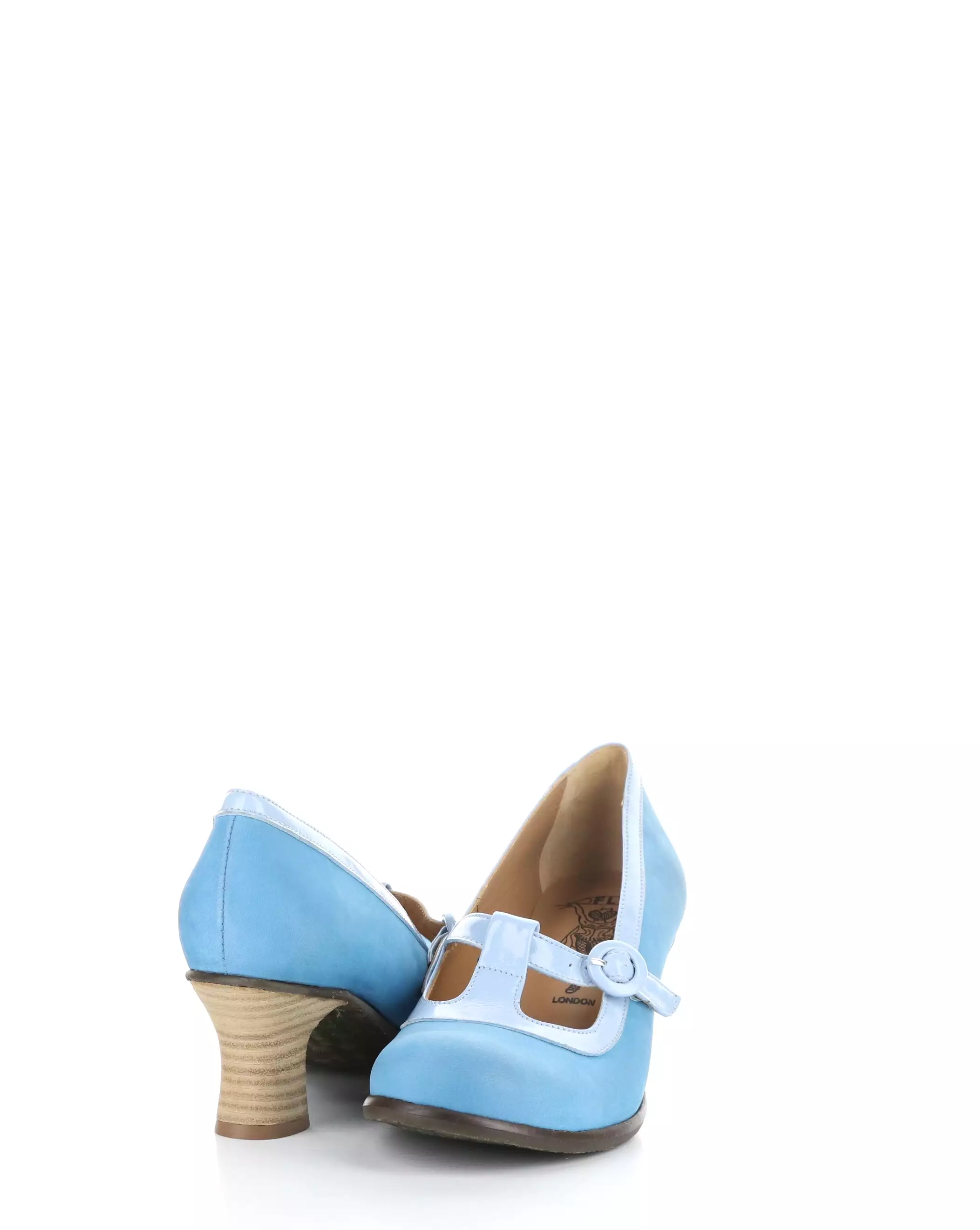 BEGI085FLY 000 SKY BLUE Round Toe Shoes