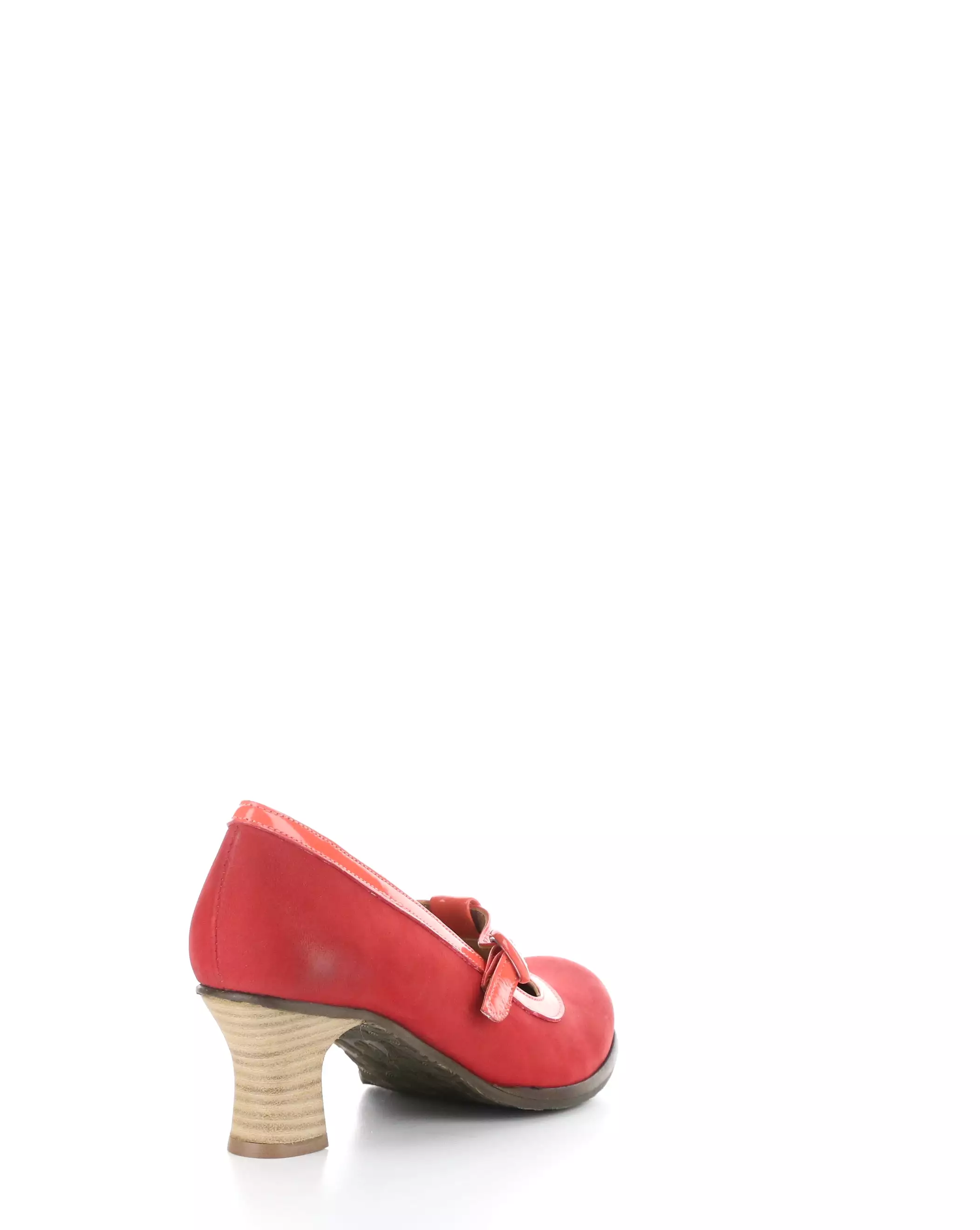 BEGI085FLY 001 SCARLET Round Toe Shoes