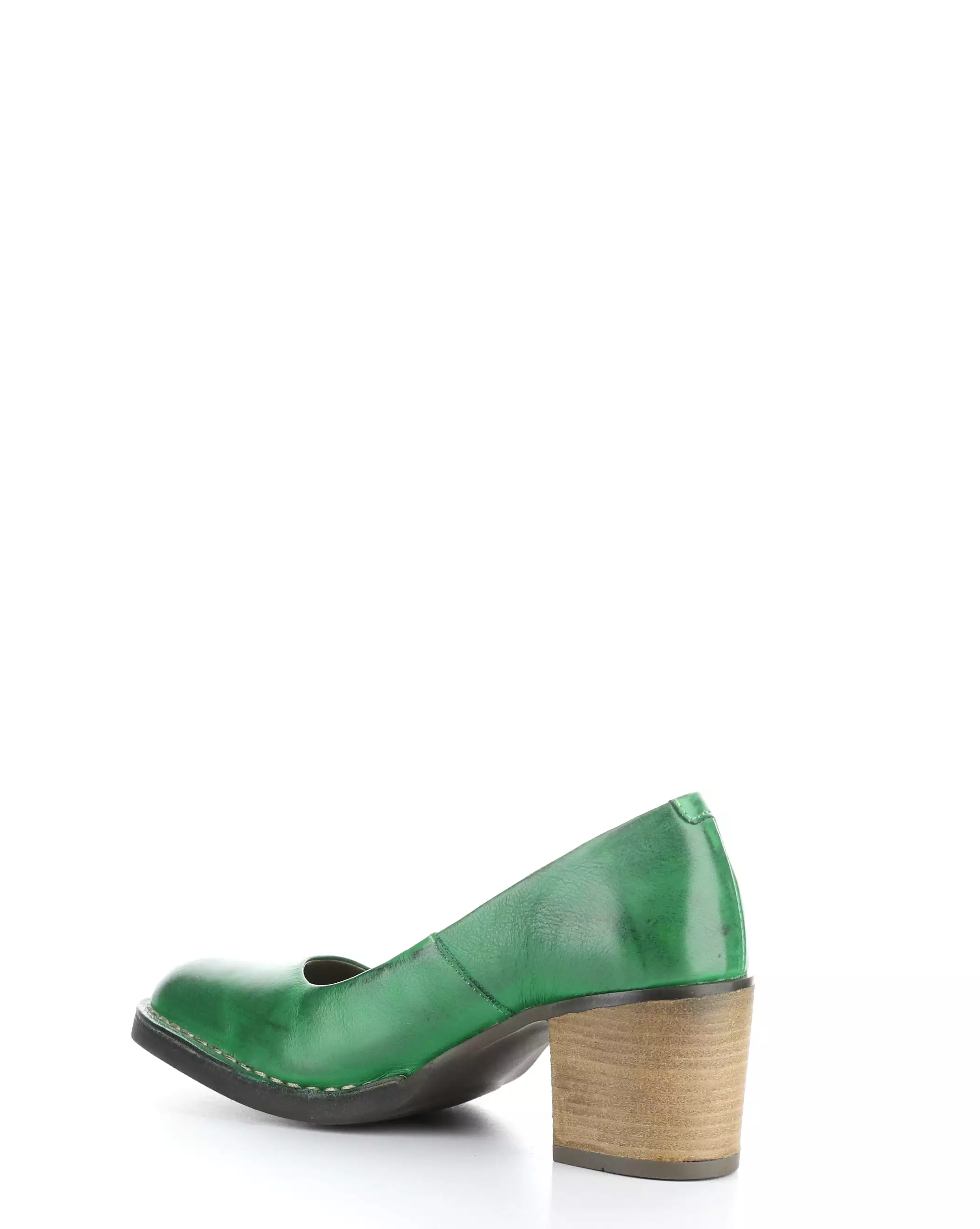 BERY104FLY 002 GREEN Round Toe Shoes