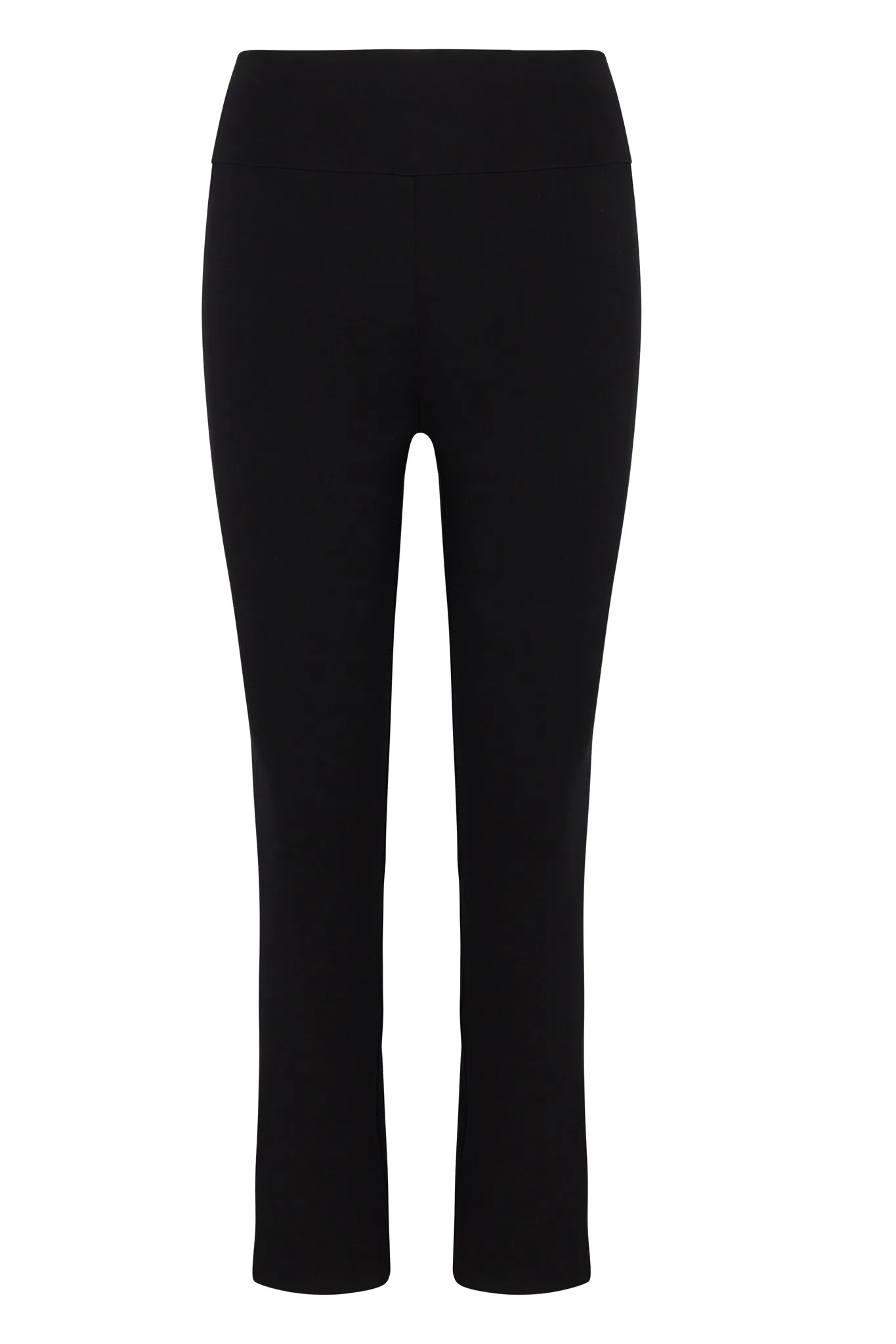 Black Casanova Crop Flare Leggings