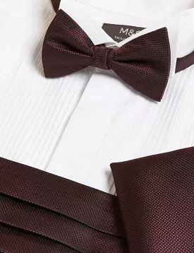 Bow Tie, Pocket Square & Cummerbund Set