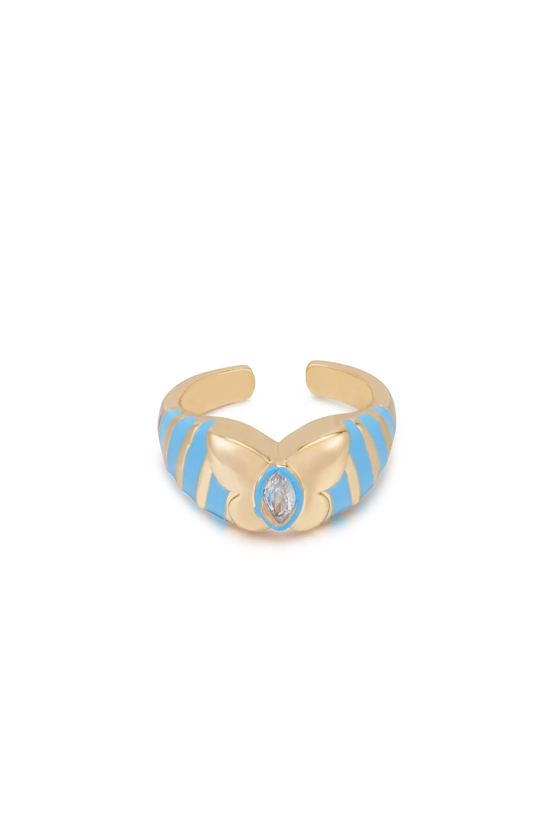 Butterfly Blues Ring