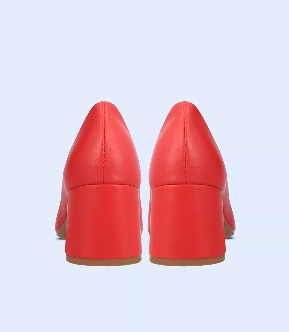 BW8620-RED-Women Casual Court Shoes