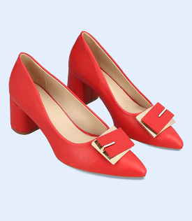 BW8620-RED-Women Casual Court Shoes