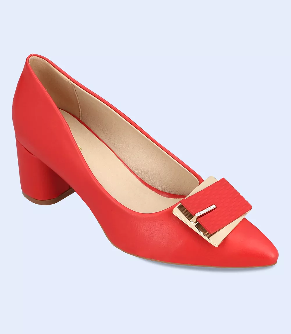 BW8620-RED-Women Casual Court Shoes