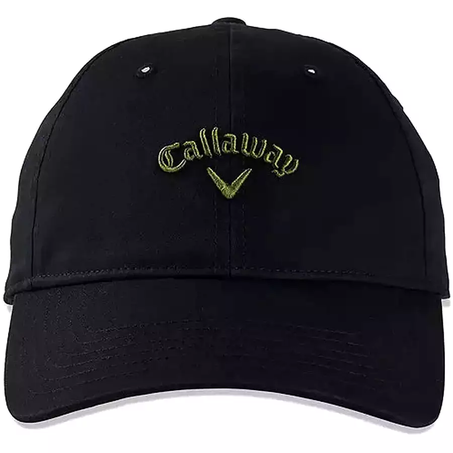 Callaway Men's 2022 Heritage Twill Golf Hat - Black/Green