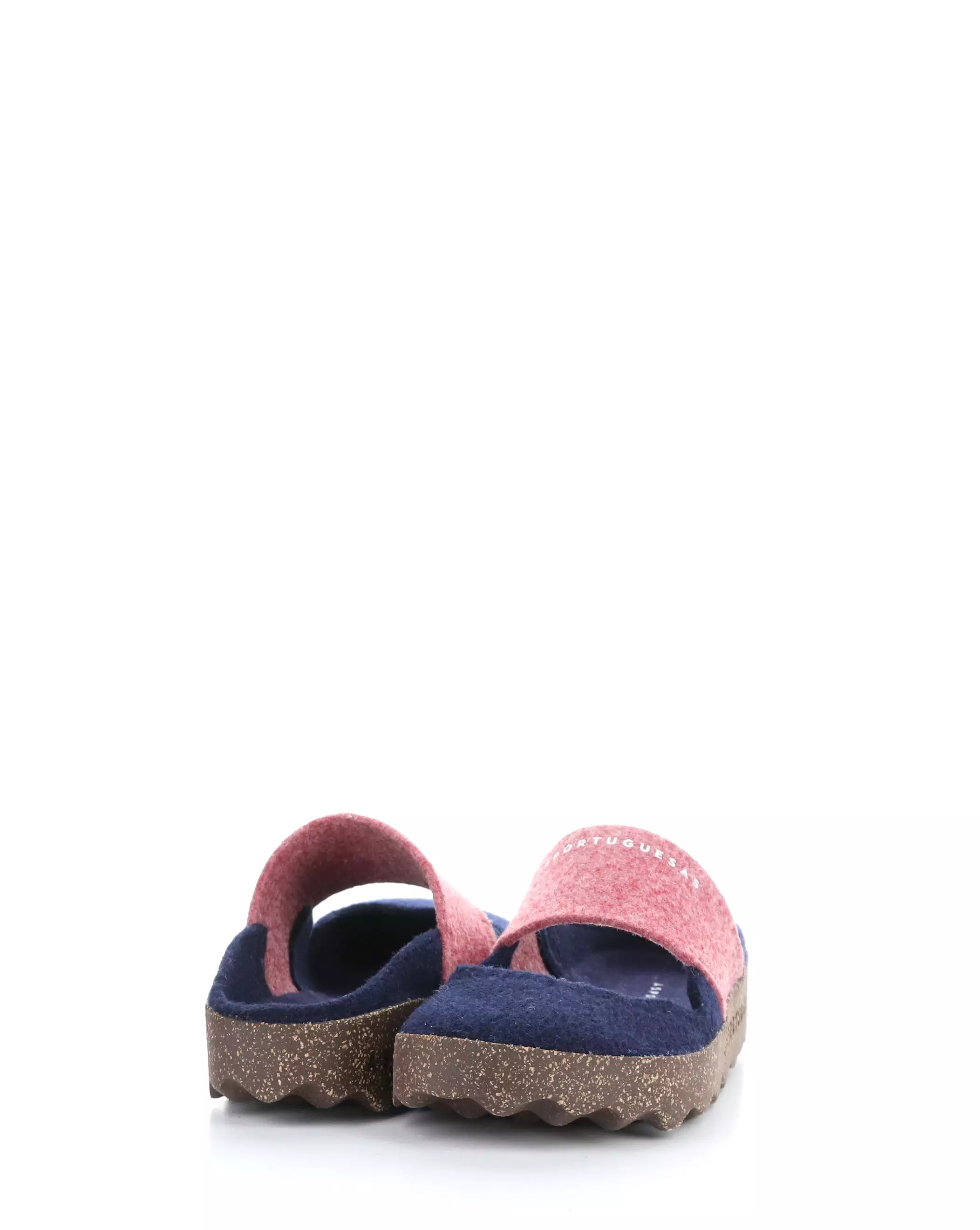 CANU185ASP 007 BLUE/RED Round Toe Mules