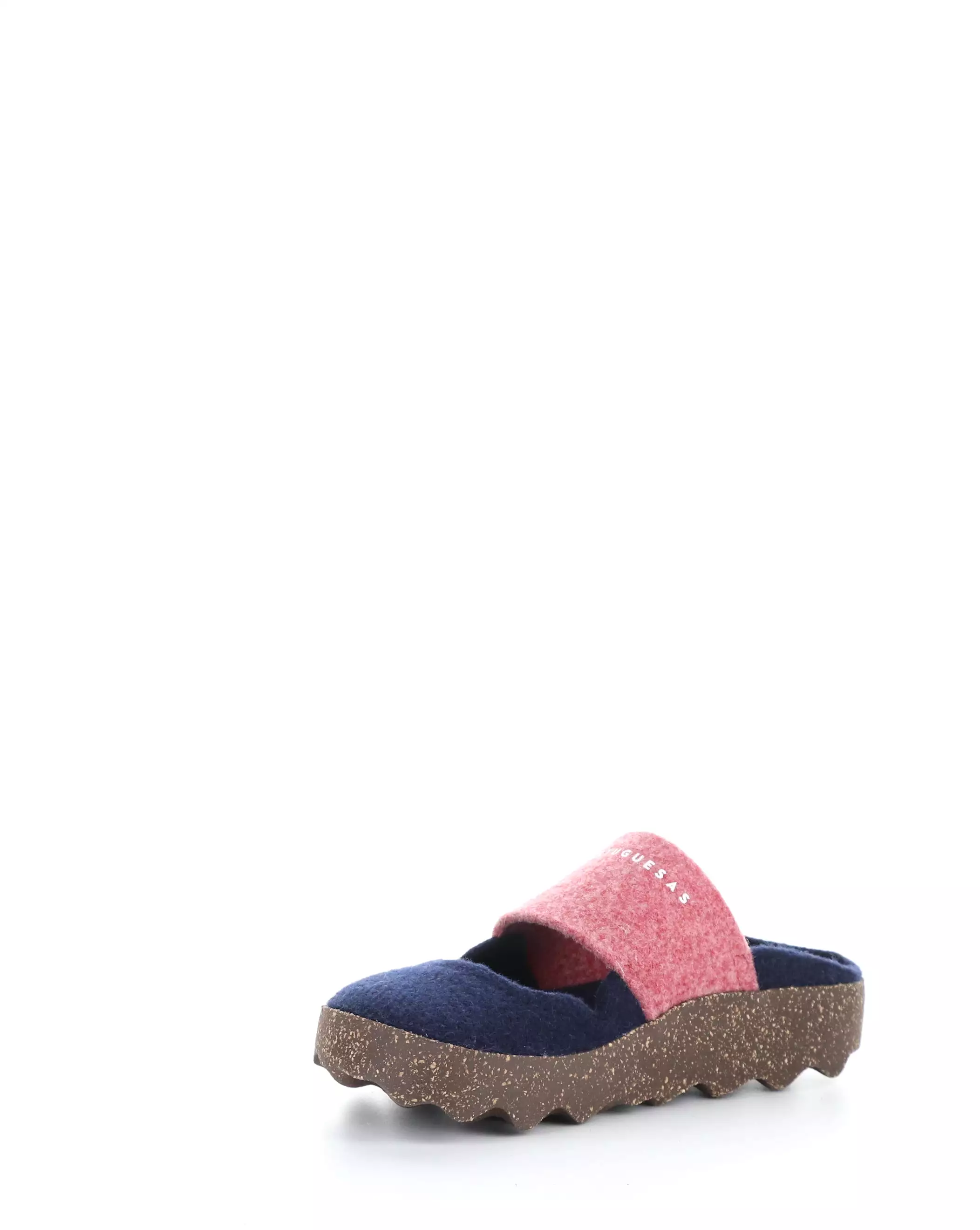 CANU185ASP 007 BLUE/RED Round Toe Mules