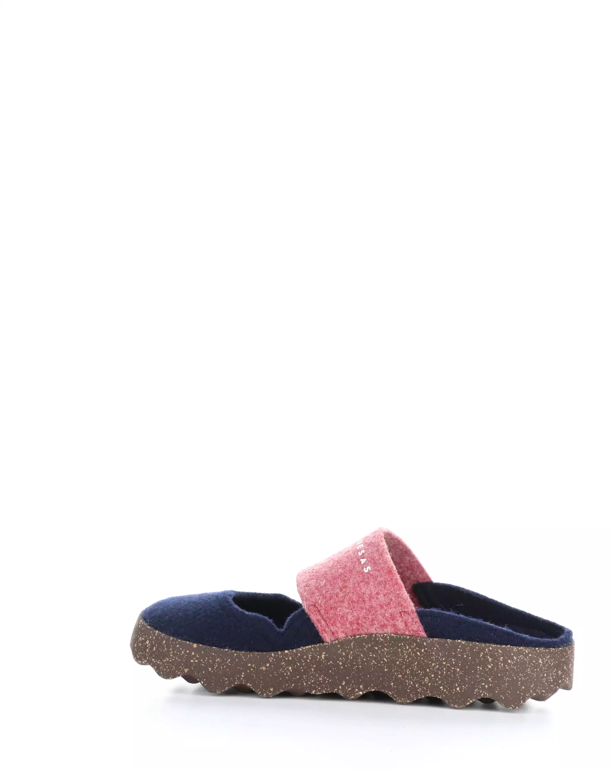 CANU185ASP 007 BLUE/RED Round Toe Mules