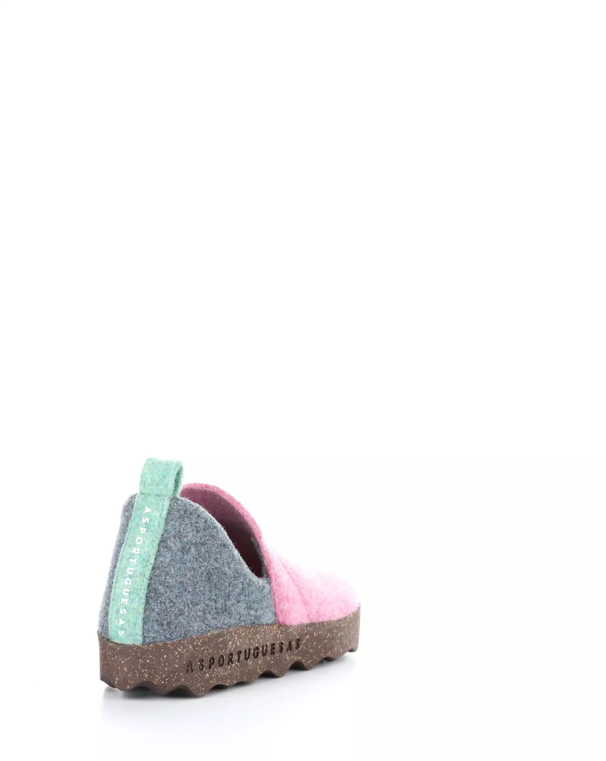 CITY086ASP 020 PINK/GREY BLUE Round Toe Shoes