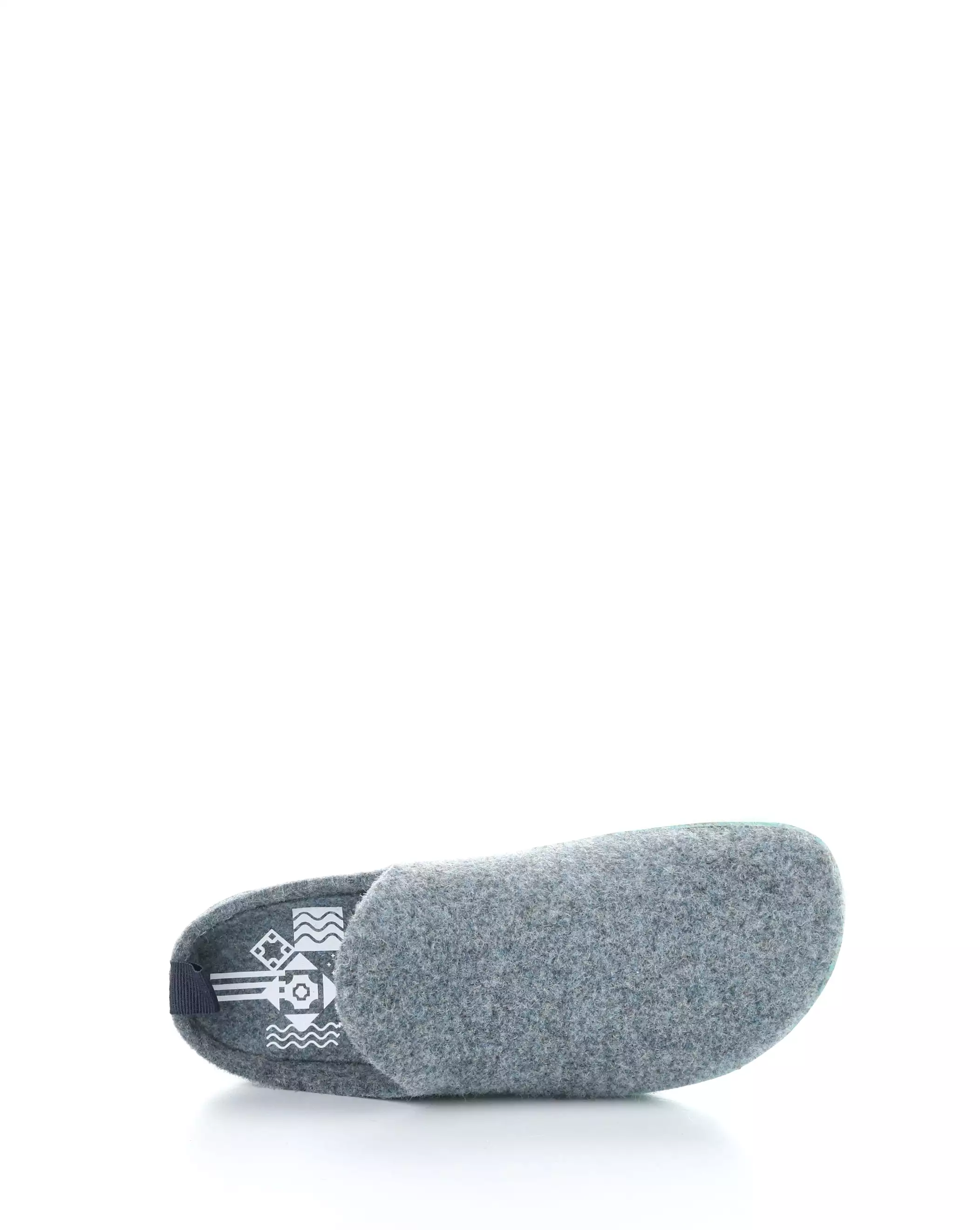 COME023ASP 065 GREY BLUE Slip-on Mules