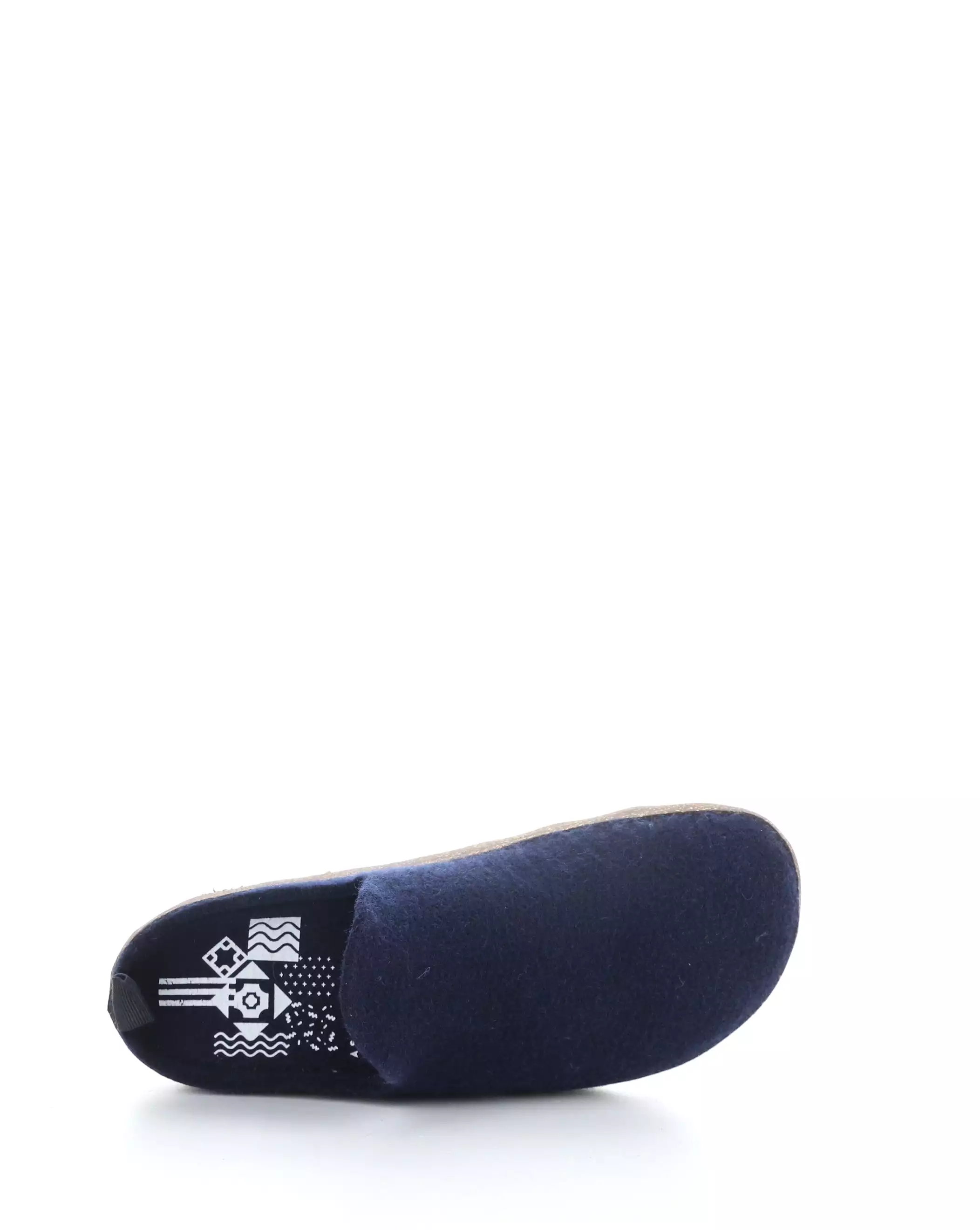 COME023ASP 077 NAVY Slip-on Mules