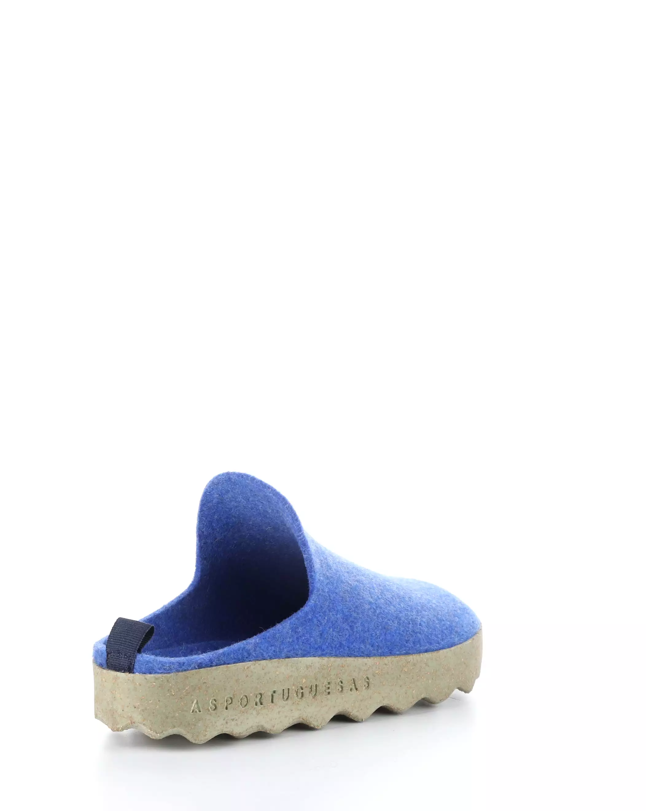 COME061ASPM Blue Slip-on Mules