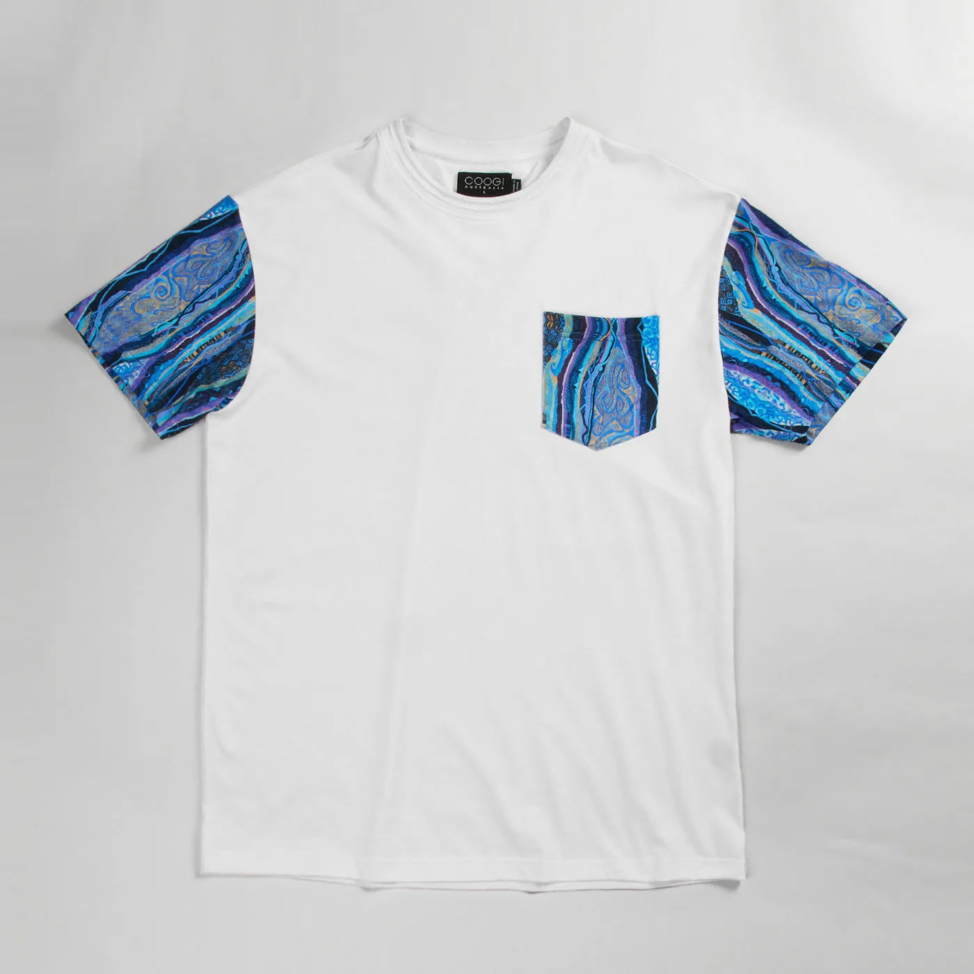 COOGI Classic Blues Patchwork Tee White