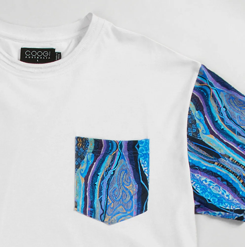 COOGI Classic Blues Patchwork Tee White