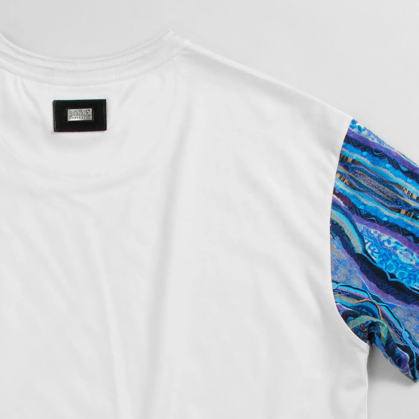 COOGI Classic Blues Patchwork Tee White