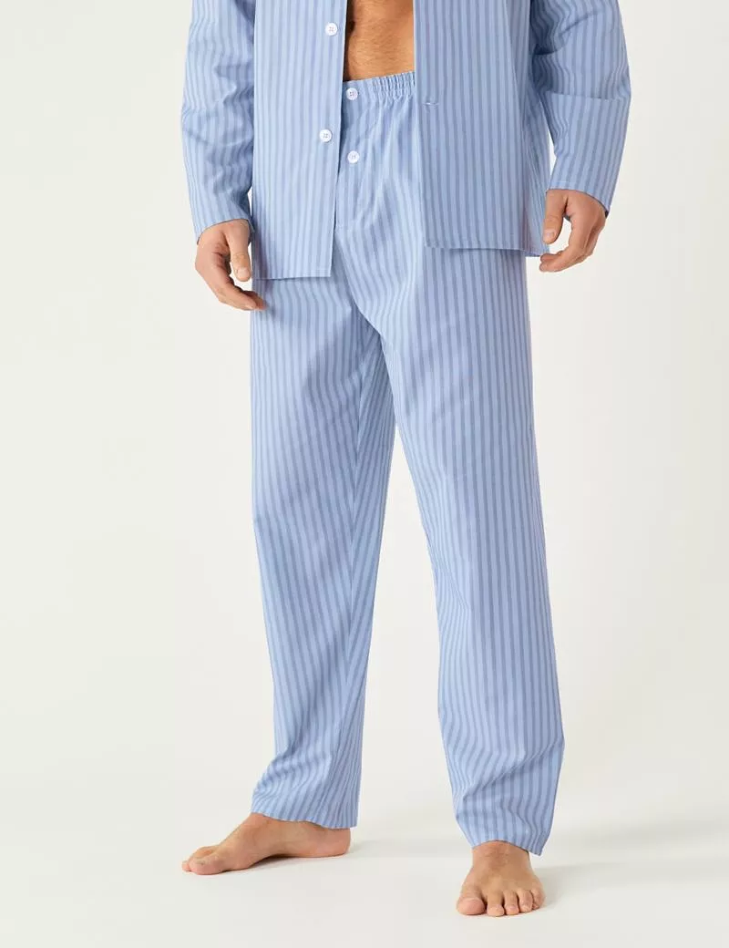 Cotton Blend Bengal Stripe Pyjama Set