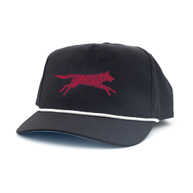 Crimson Wolf Rope Hat