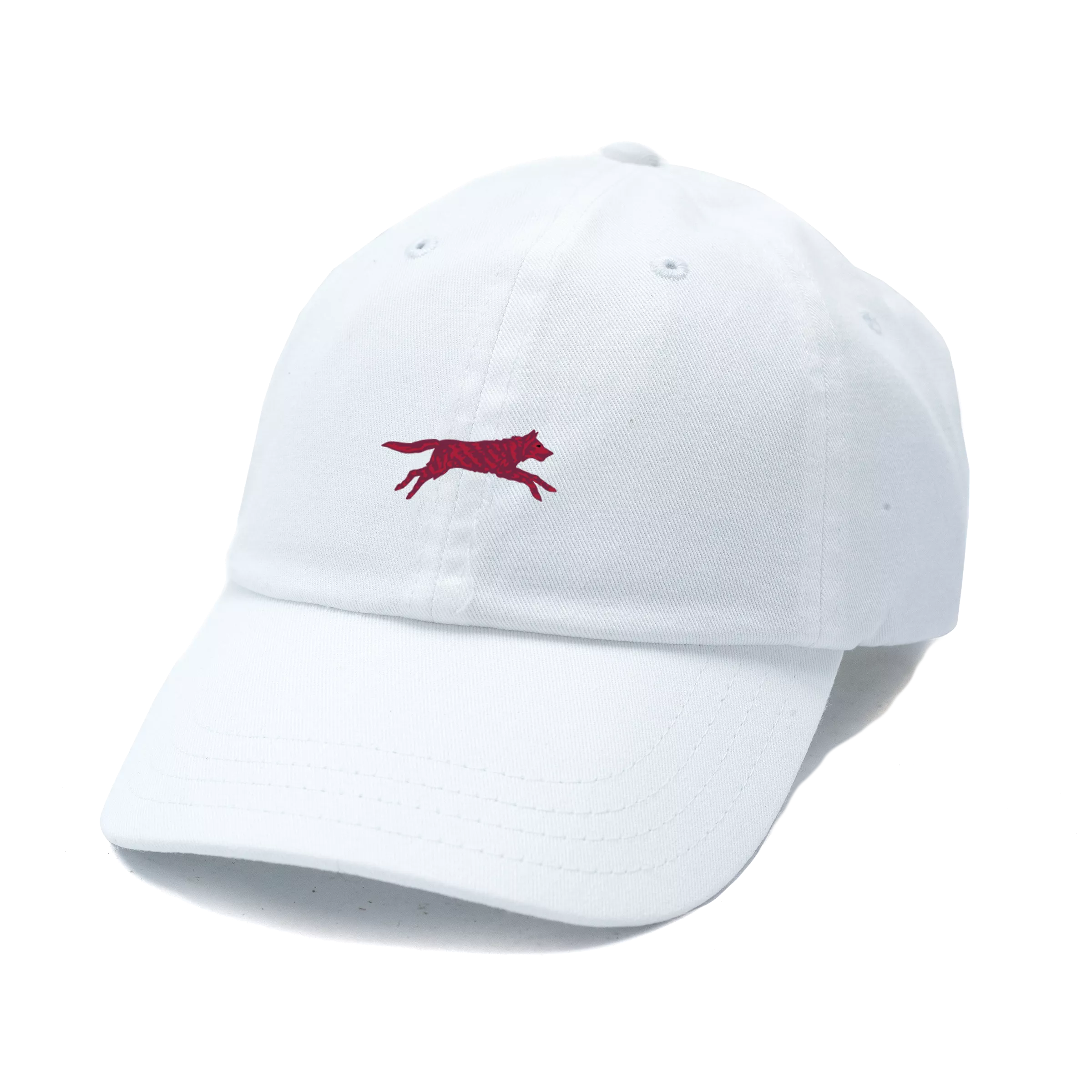 Crimson Wolf Welcome Dad Hat