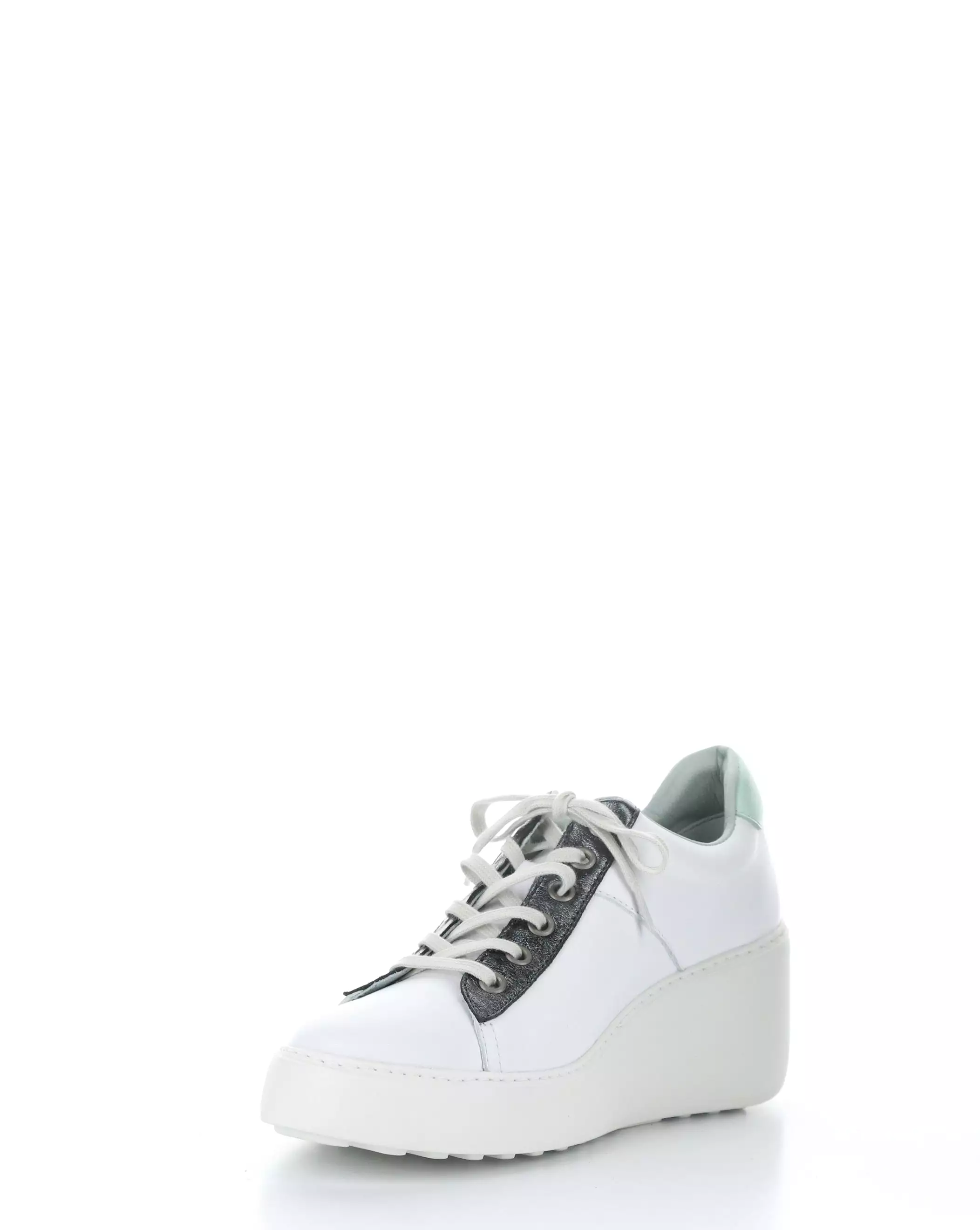 DELF580FLY 001 WHITE/GRAPH/MYNT Lace-up Shoes