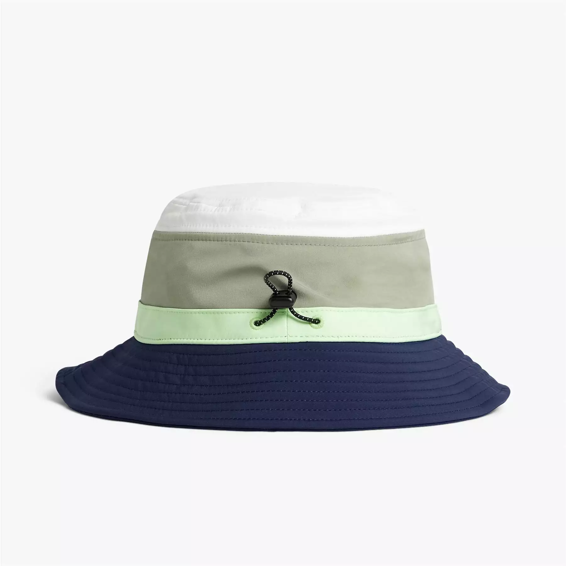 Denver Tech Stretch Stripe Bucket Hat Oil Green - SS24