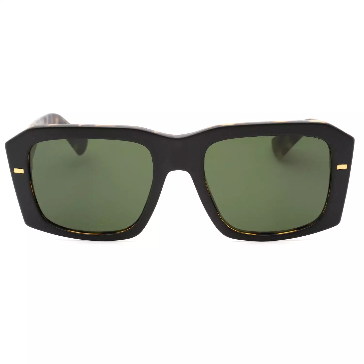 Dolce & Gabbana 0DG4430 Sunglasses Matte Black On Yellow Tortoise/Dark Green