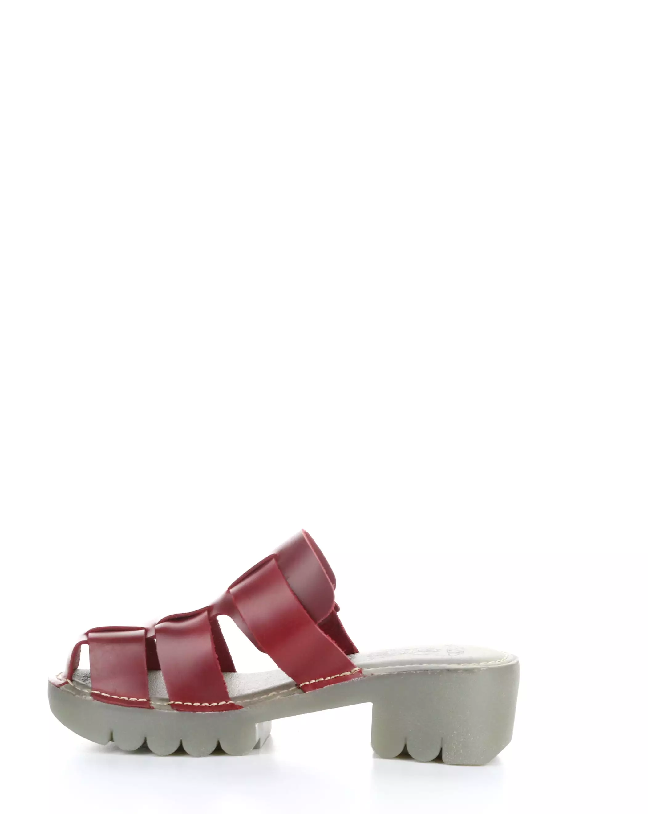 ENVY521FLY Red Slip-on Mules