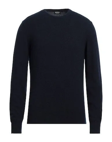 Ermenegildo Zegna  |Crew Neck Cashmere Long Sleeves Plain Oversized Luxury