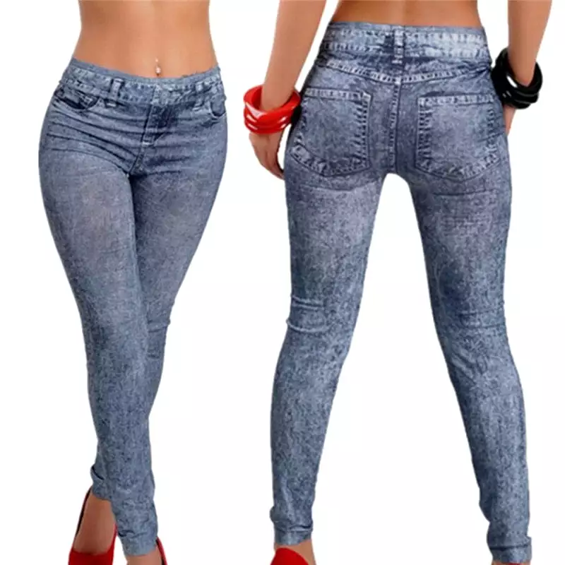 Get the Best of Both Worlds with Blue Leggings Jeans for Women