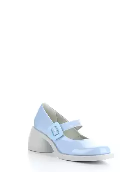 HUVI044FLY 003 SKY BLUE Round Toe Shoes