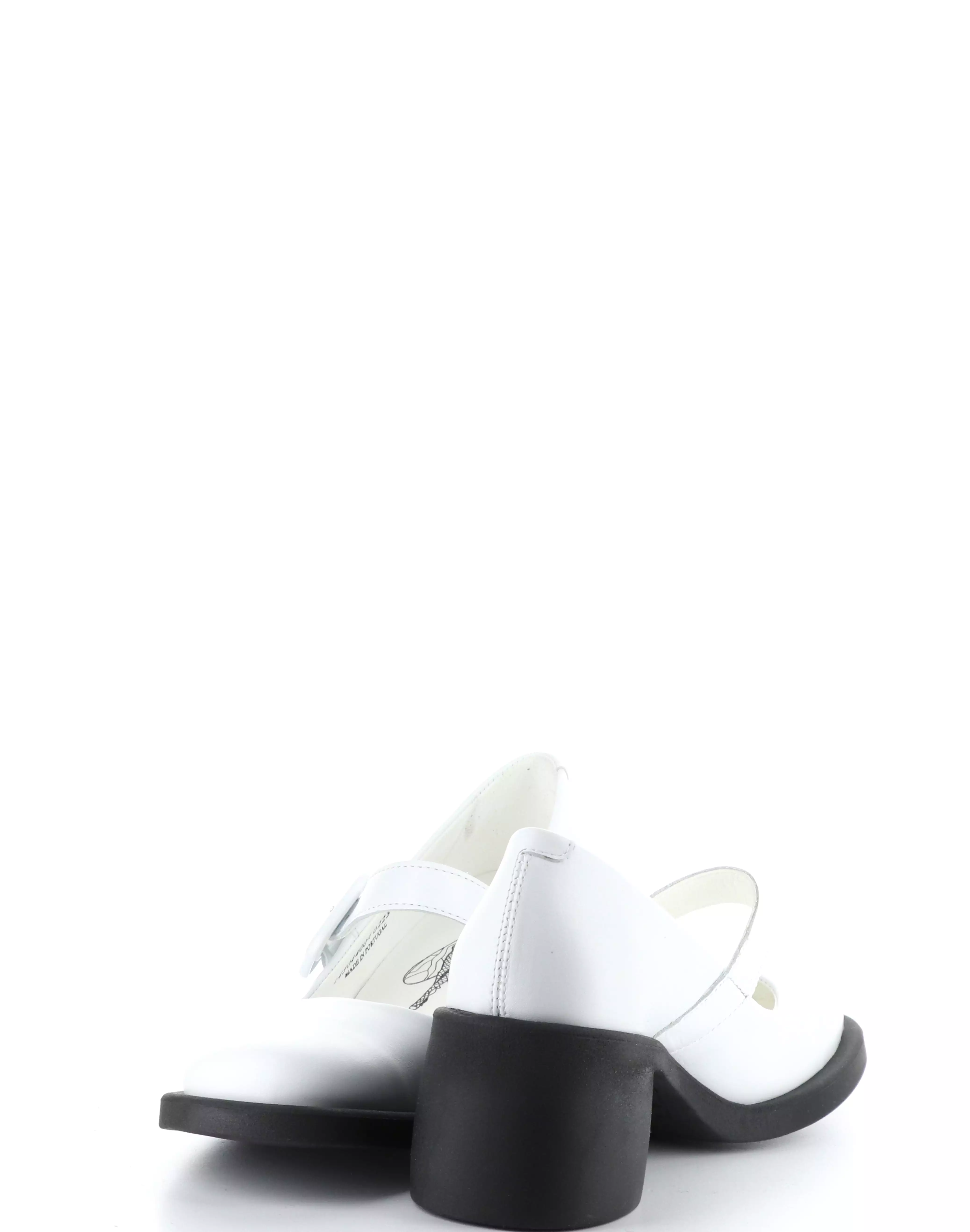 HUVI044FLY 004 WHITE Round Toe Shoes