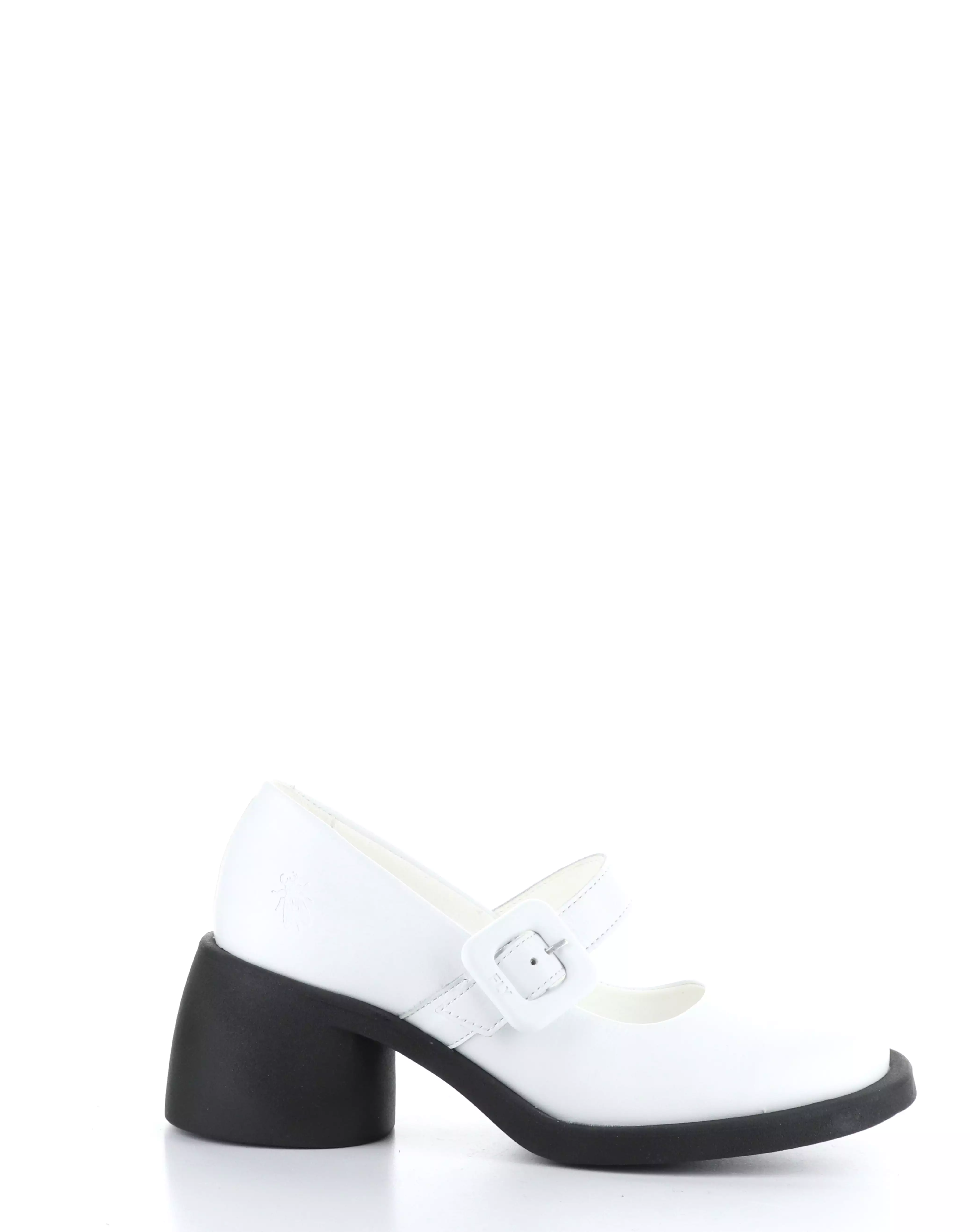 HUVI044FLY 004 WHITE Round Toe Shoes