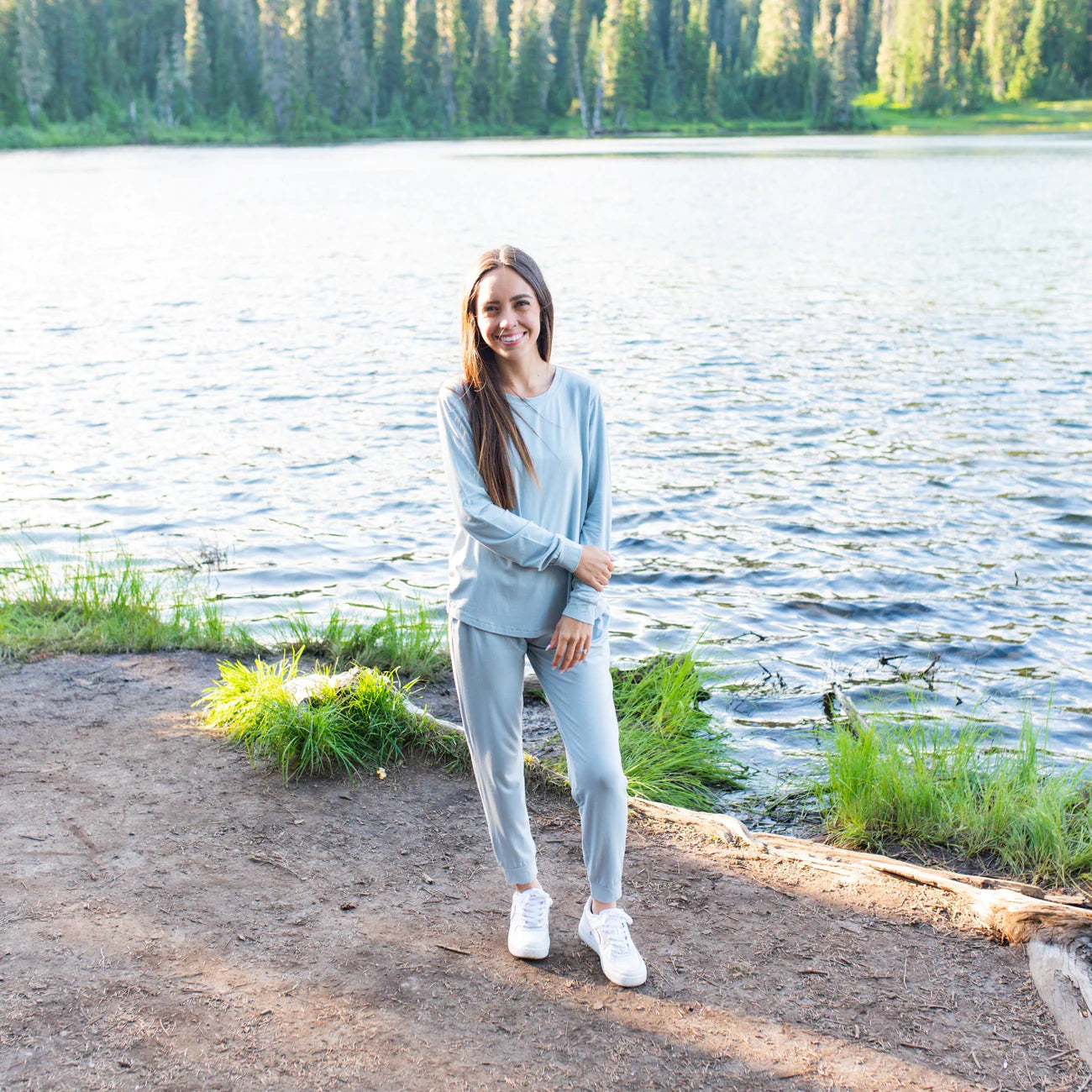 Kyte Baby - Women's Jogger Pajama Set in Glacier