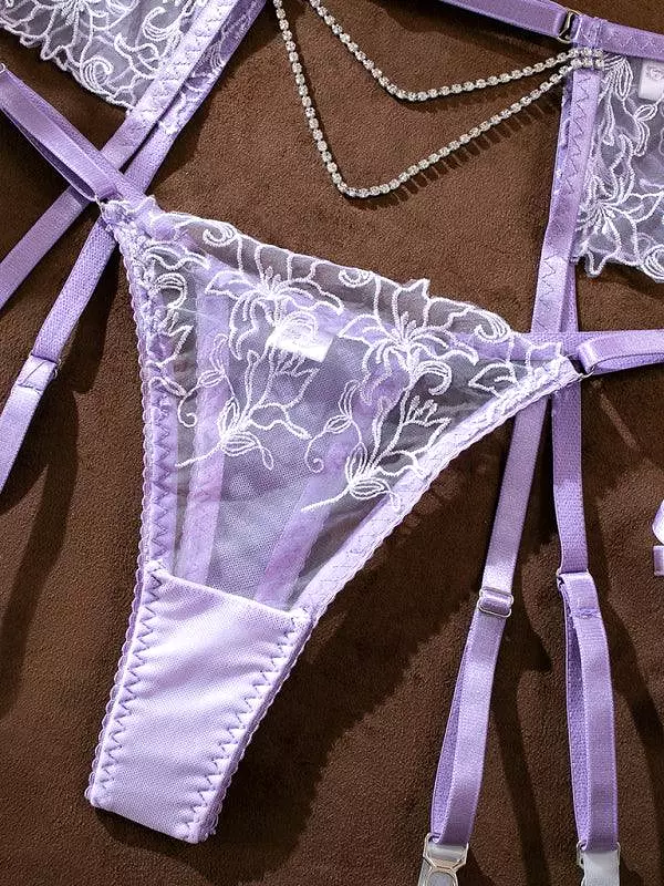 Ladies Strappy Lingerie Sets